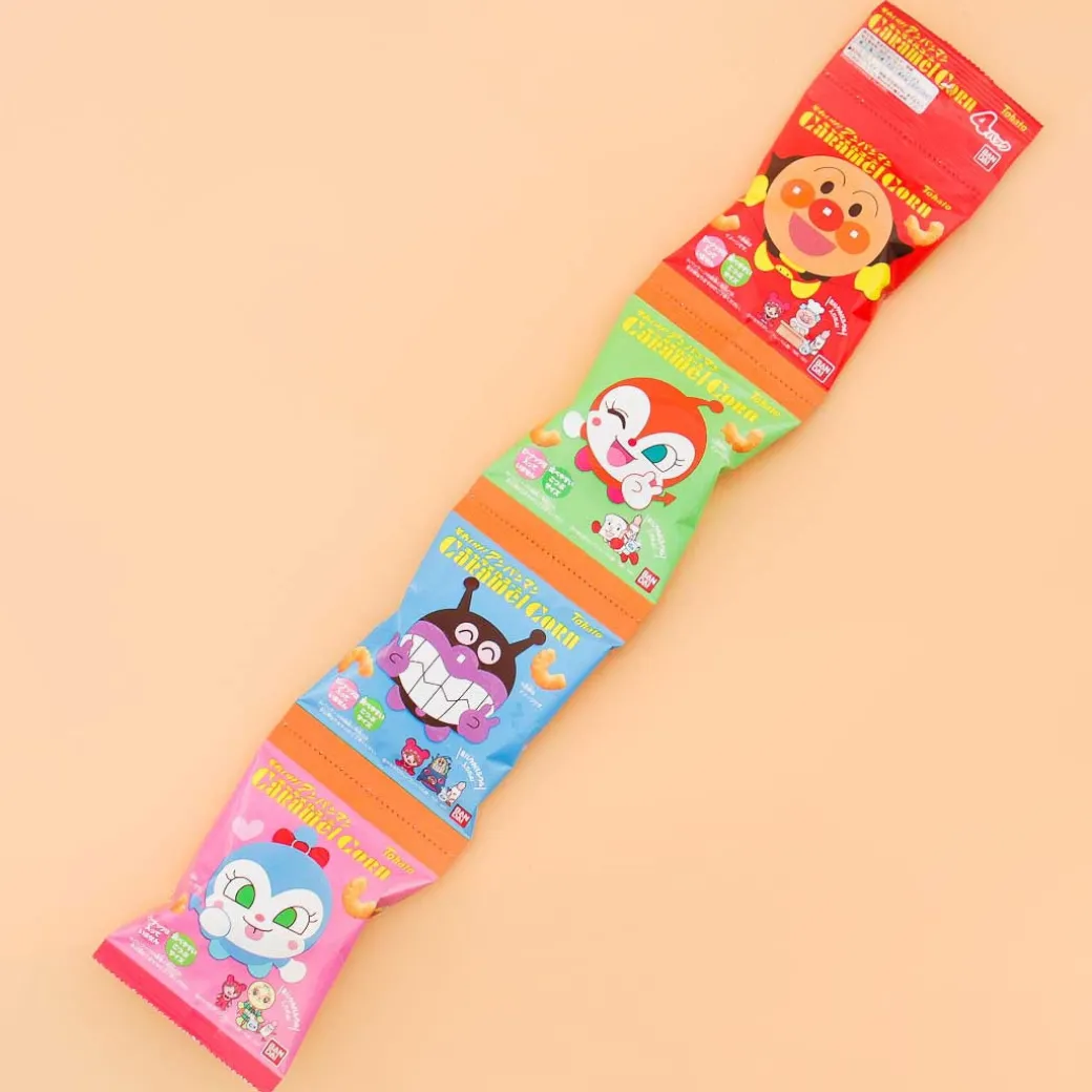 Anpanman Caramel Corn Mini Pack- 4 pcs