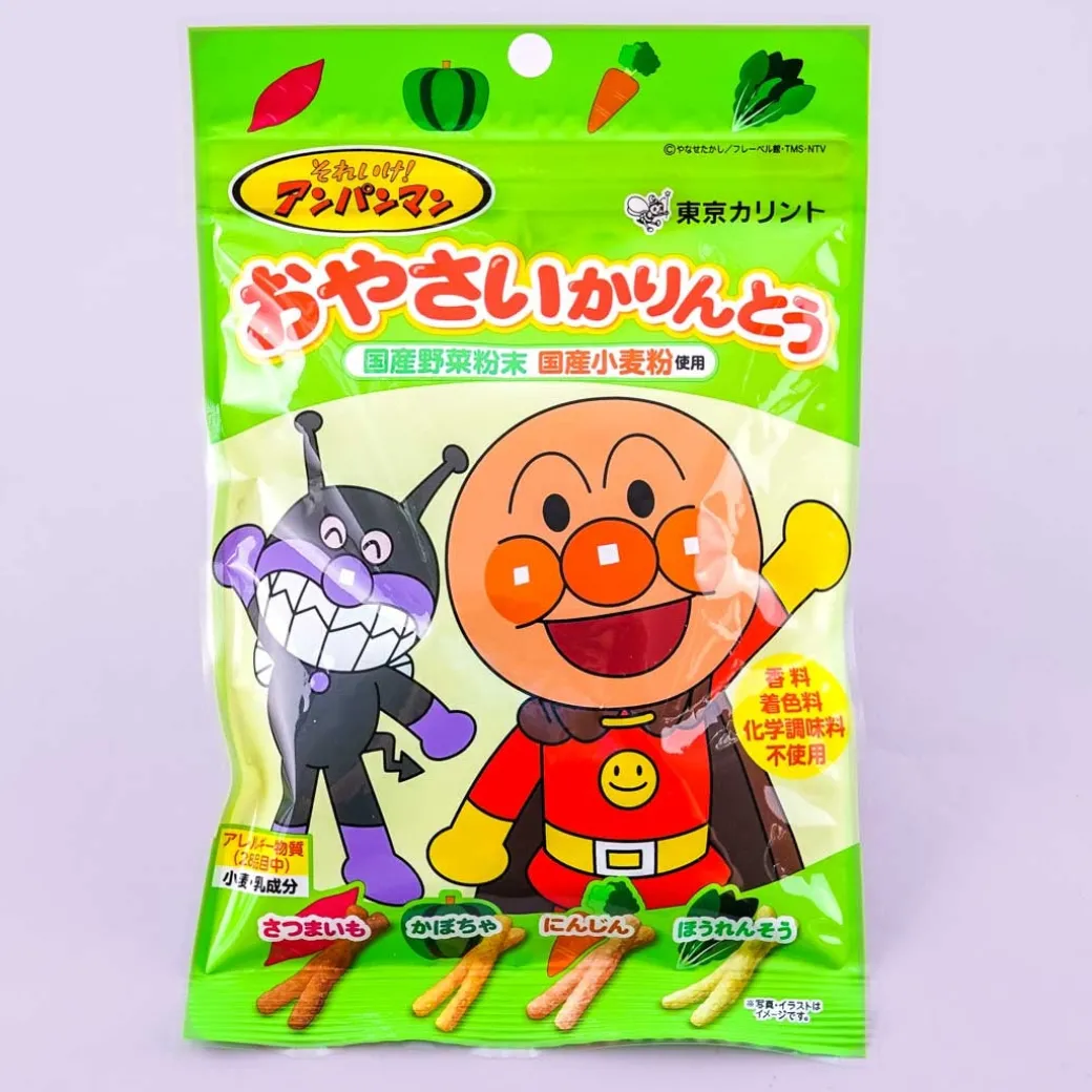 Anpanman Oyasai Karinto Stick Snacks - Vegetables