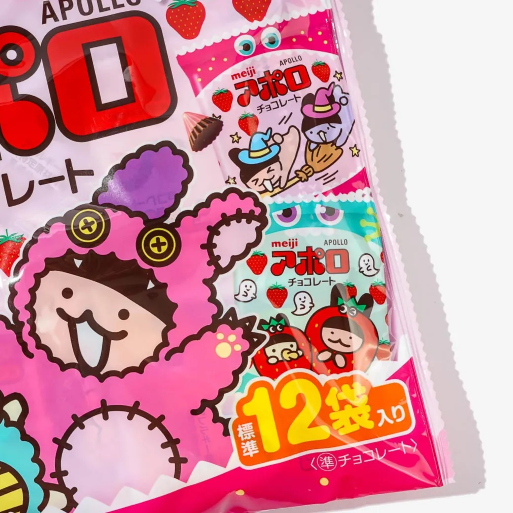 Apollo Strawberry Chocolate Halloween Pack - 12 pcs