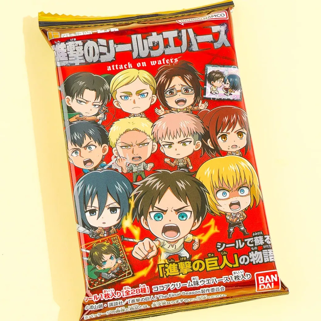 Attack on Titan Niformation Wafer & Sticker