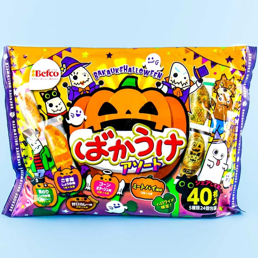 Befco Halloween Bakauke Rice Crackers Multi-Pack - 40 pcs