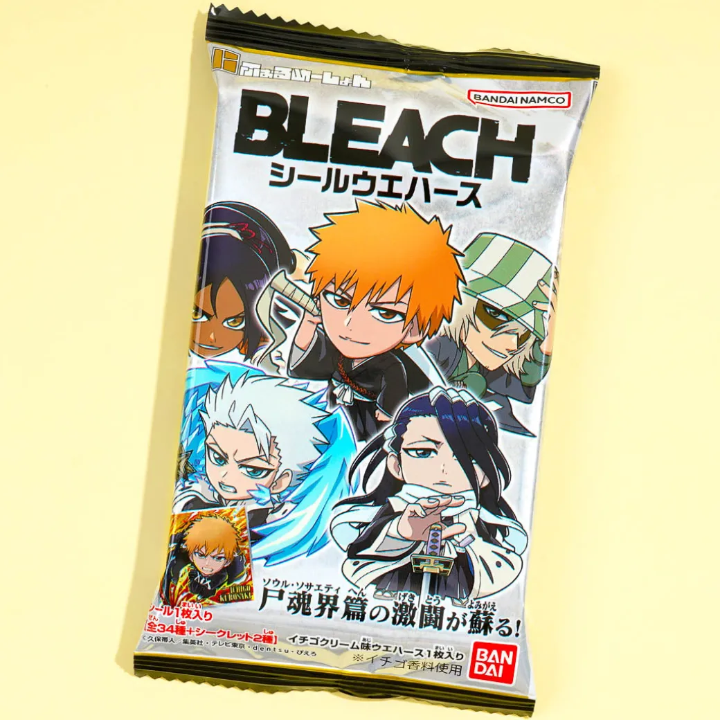 Bleach Niformation Strawberry Wafer With Sticker