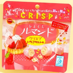 Bourbon Crisp Lumonde Crepe Cookies - Strawberry Tart