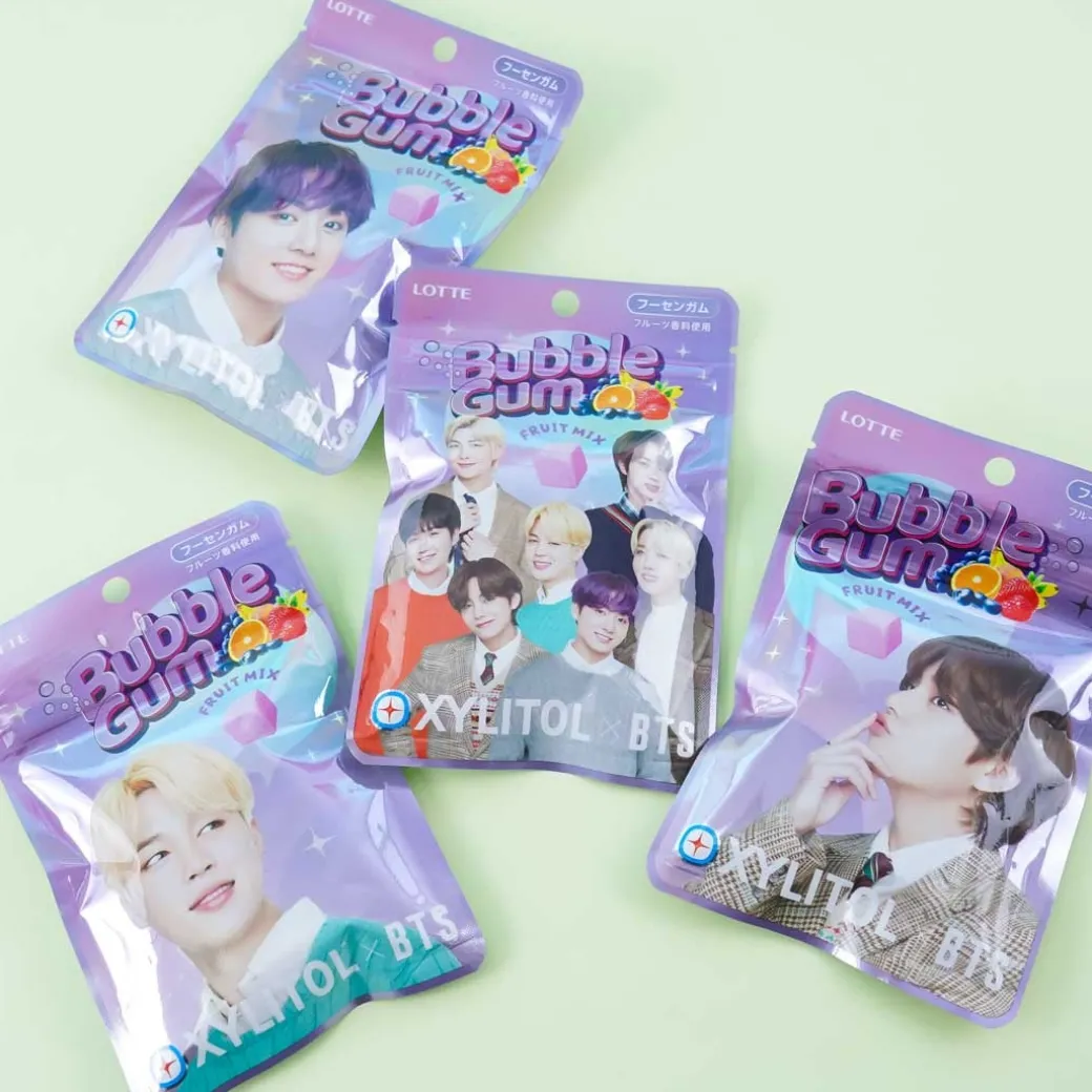 BTS Xylitol Bubble Gum Pack - Fruit Mix