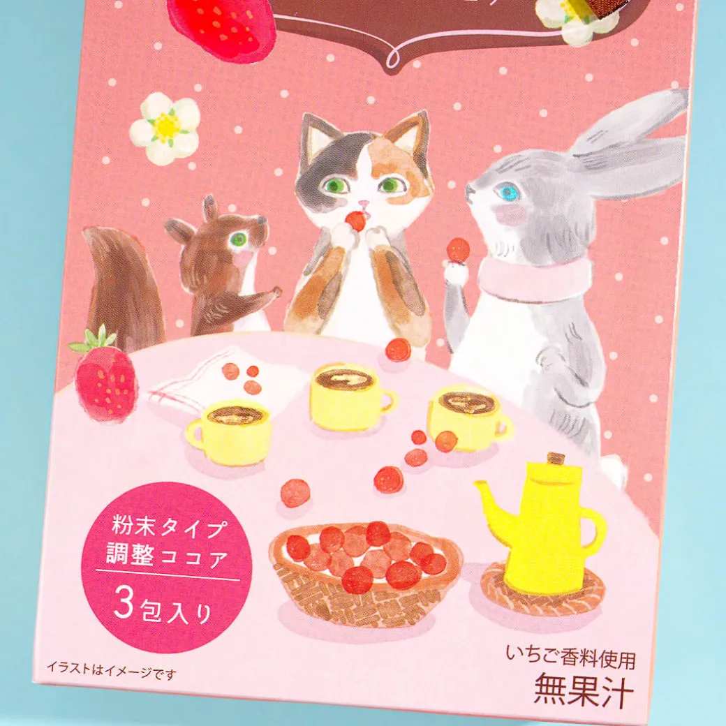 Cafe A La Maison Powdered Drink Set - Strawberry Cocoa