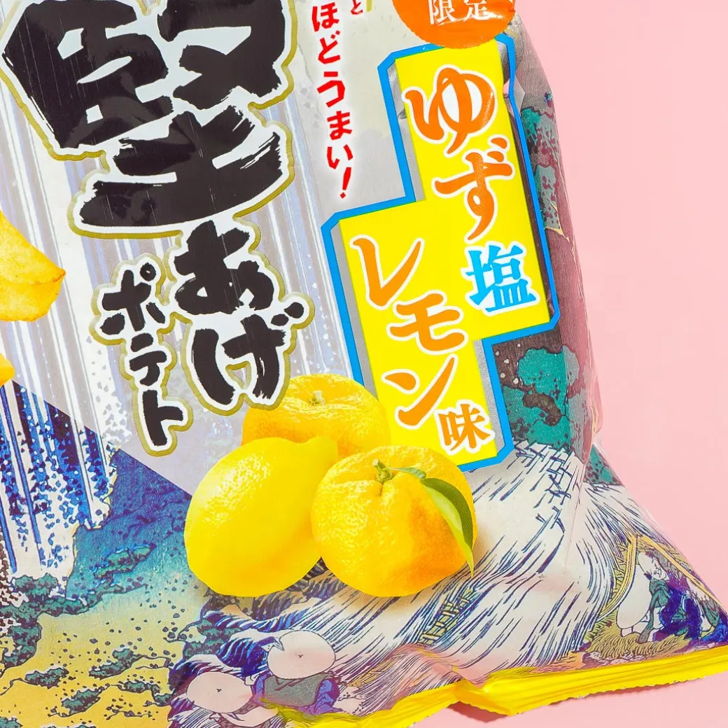 Calbee Kata-age Potato Chips - Salt Yuzu Lemon