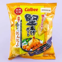 Calbee Kata-age Potato Chips - Scented Garlic