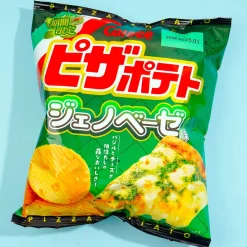 Calbee Pizza Potato Chips - Genovese Basil