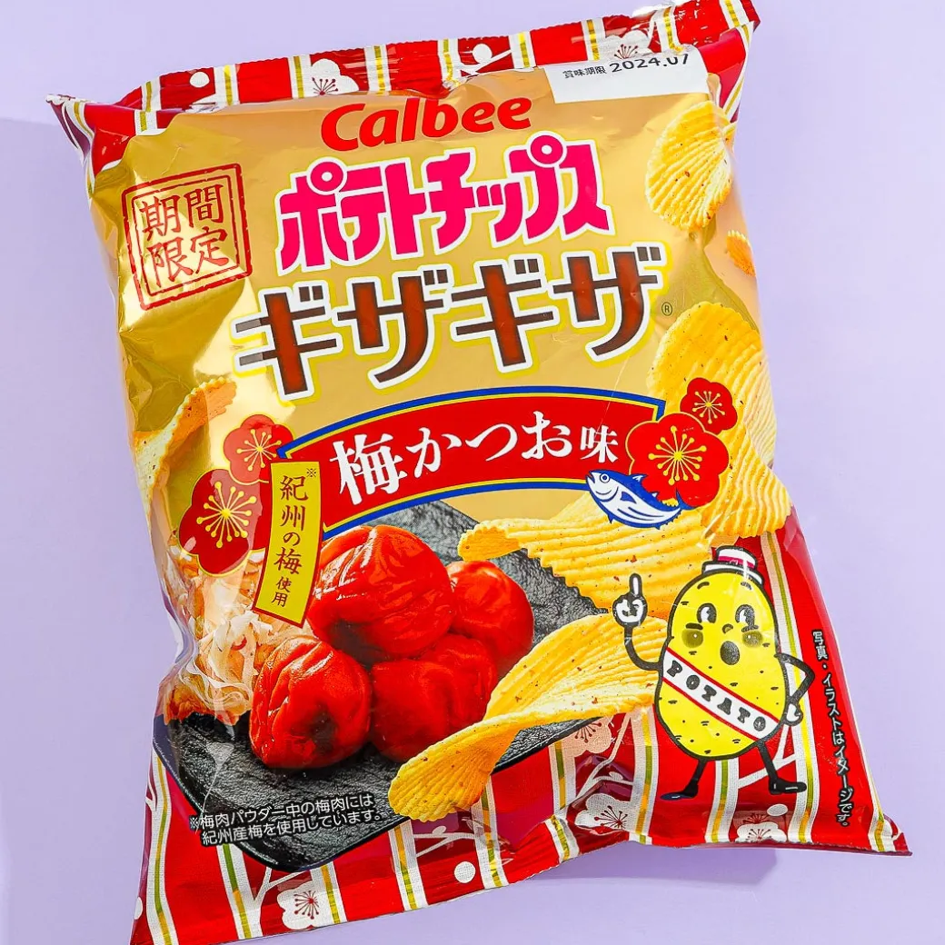Calbee Potato Chips - Jagged Plum Bonito