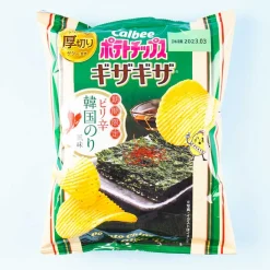 Calbee Potato Chips - Jagged Spicy Korean Nori