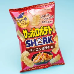 Calbee Sapporo Potato SHARK Chips - Bacon