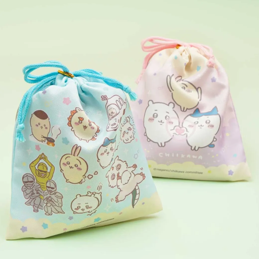 Chiikawa Kinchaku Drawstring Snack Bag