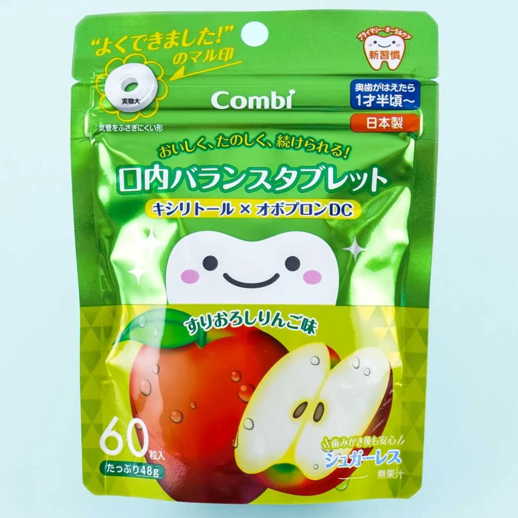 Combi Teteo Oral Balance Tablet Candy - Apple