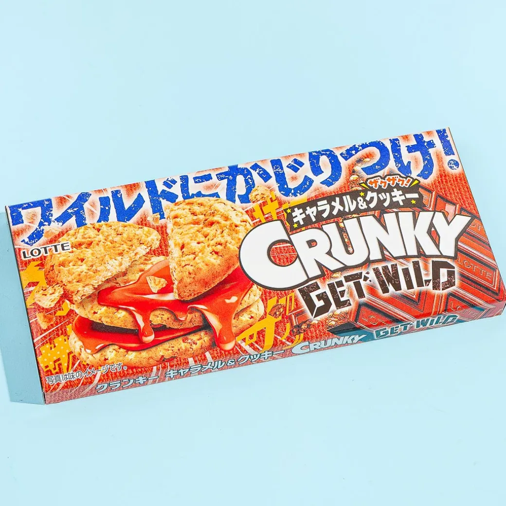 Crunky Get Wild Chocolate Bar - Caramel & Cookie