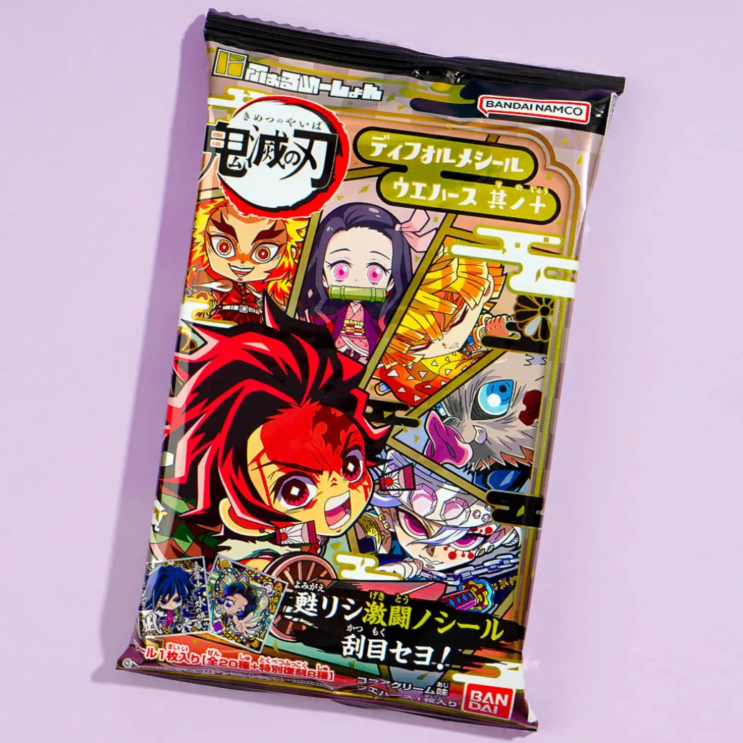 Demon Slayer Chibi Wafer With Sticker