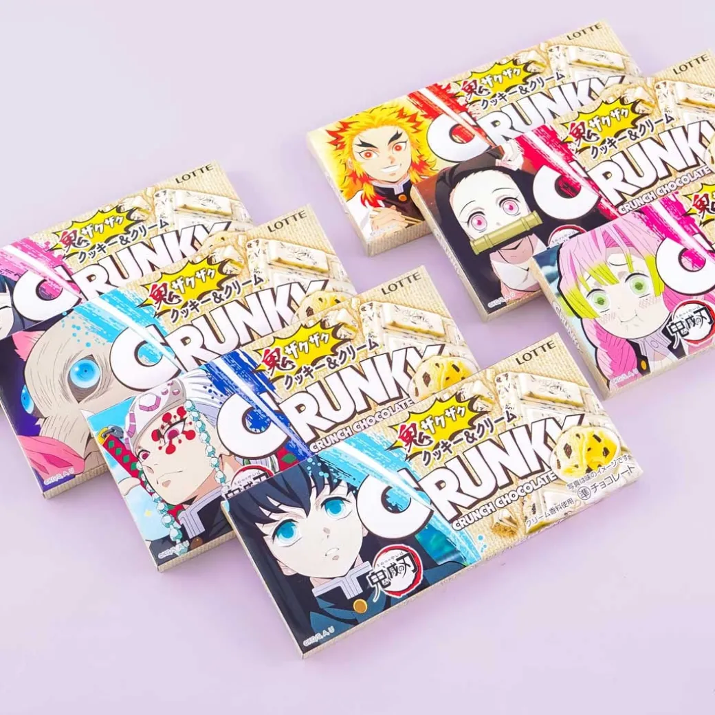 Demon Slayer Crunky Chocolate Bar - Cookies & Cream