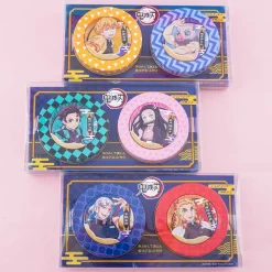 Demon Slayer Magnet Cookie Tin Can Set - 2 pcs