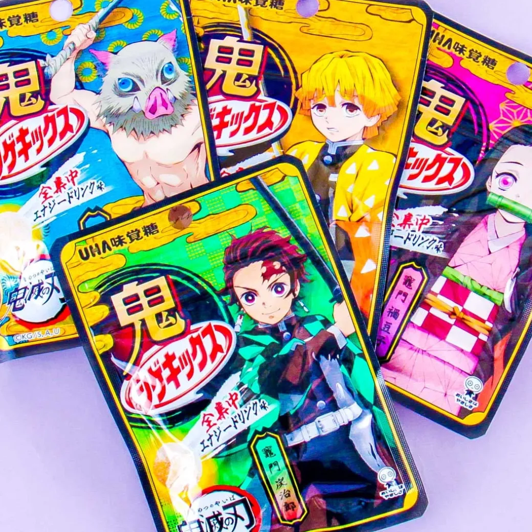 Demon Slayer Oni Super Sour Gummy Drops - Energy Drink