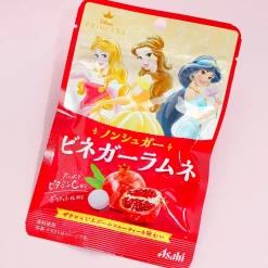Disney Princess Sugar-Free Ramune Candy - Pomegranate Vinegar