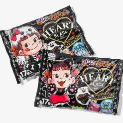 Fujiya Halloween Peko-Chan Black Heart Chocolates