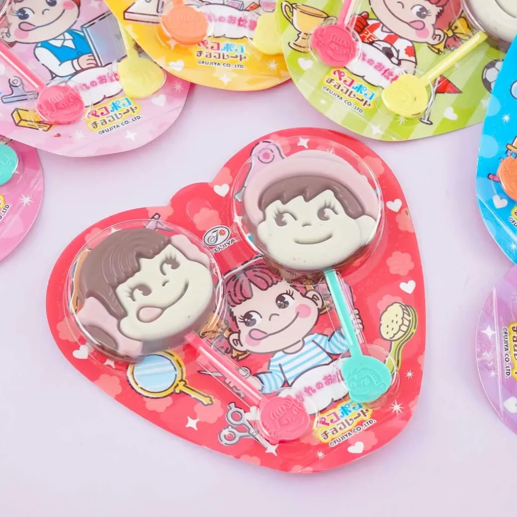 Fujiya Peko & Poko Chocolate Pops