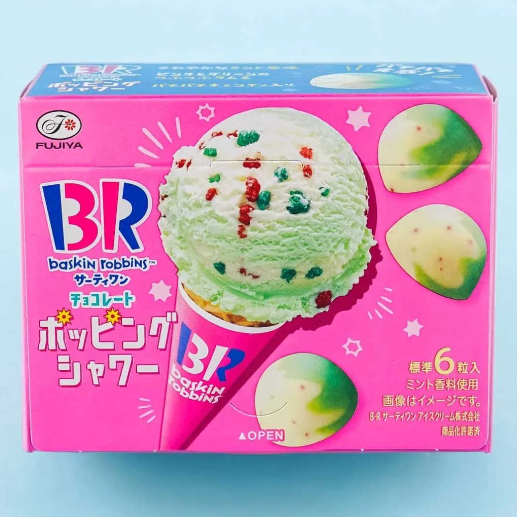 Fujiya x Baskin Robbins 31 Popping Shower Chocolate - Soda Ice Cream