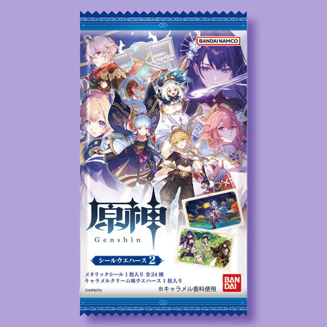 Genshin Impact Wafer With Sticker 2