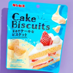 Ginbis Cake Biscuits - Strawberry Shortcake