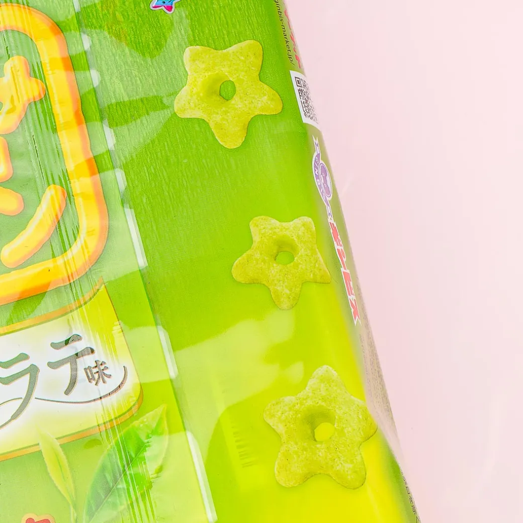 Ginbis Shimi Corn Stars - Matcha Latte