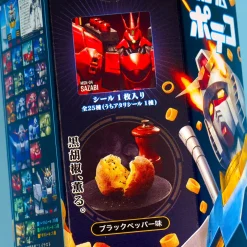 Gundam x Tohato Poteco Potato Ring Snacks - Black Pepper