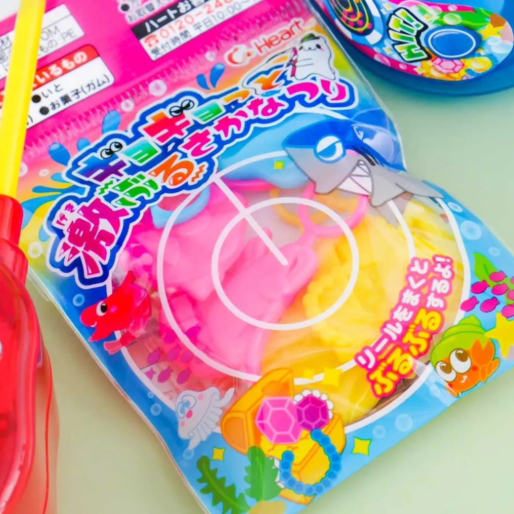 Heart Fishing Rod Toy & Gum Set