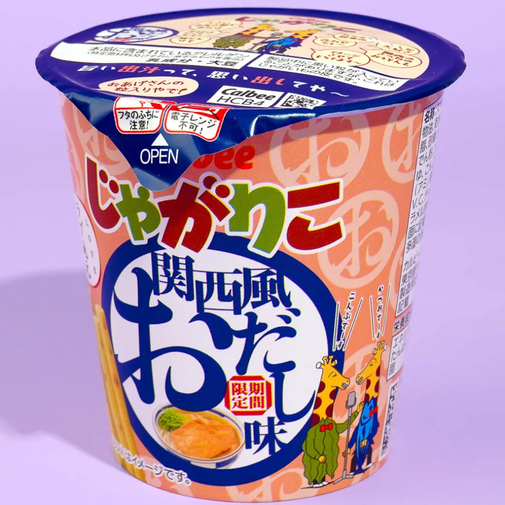 Jagariko Potato Snacks - Kansai-Style Dashi