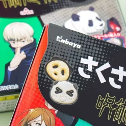 Jujutsu Kaisen Saku Saku Panda Chocolate Biscuits - White & Dark Chocolate