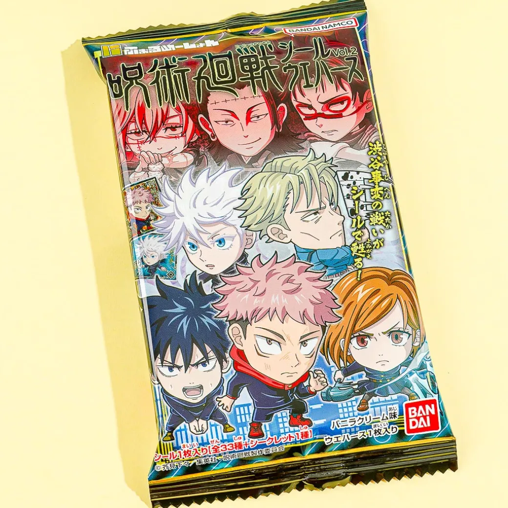 Jujutsu Kaisen Vanilla Wafer With Sticker