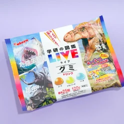 Kabaya Gakken no Zukan LIVE Ramune Gummies - Soda