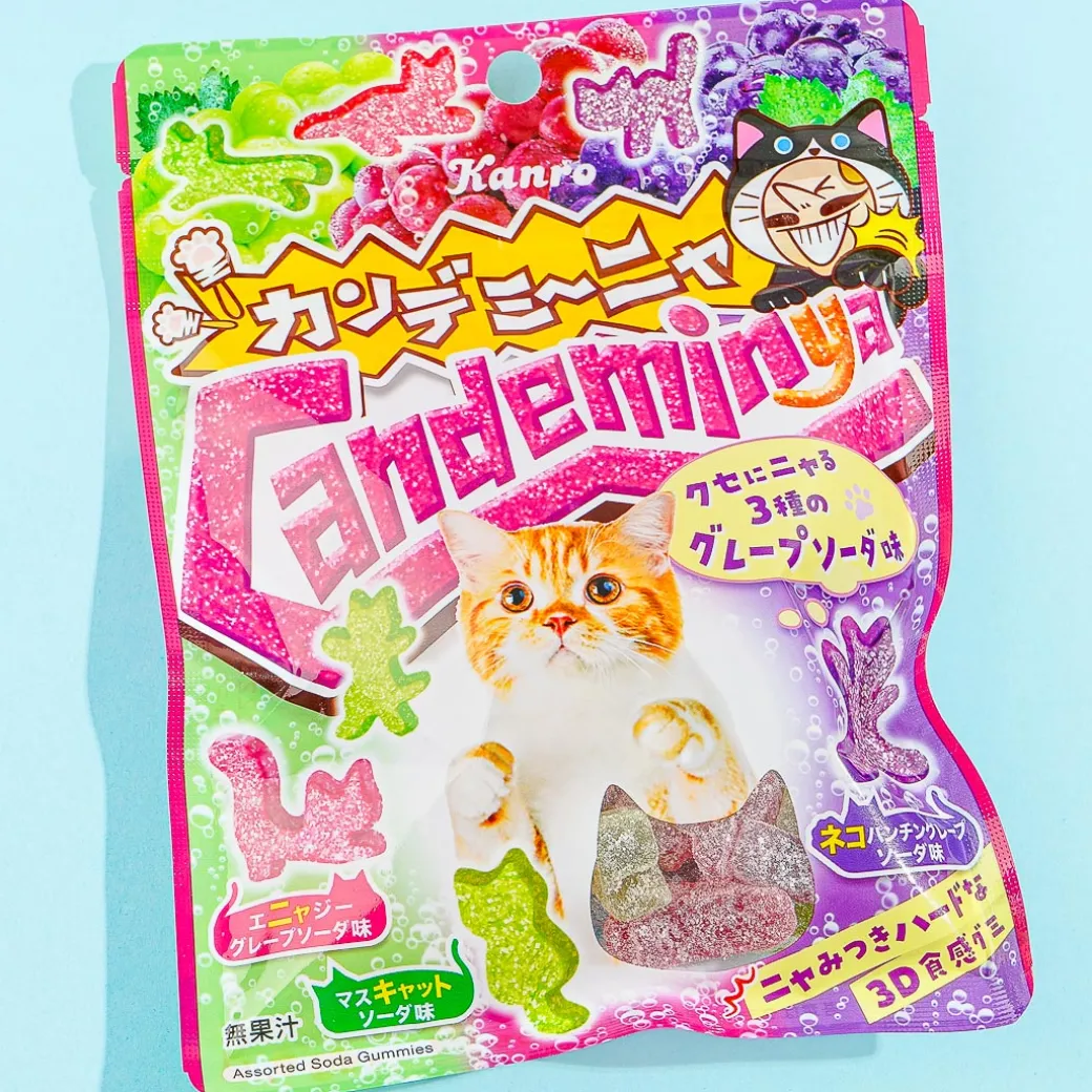 Kanro Candeminya Sour Candy - Assorted Grape Sodas