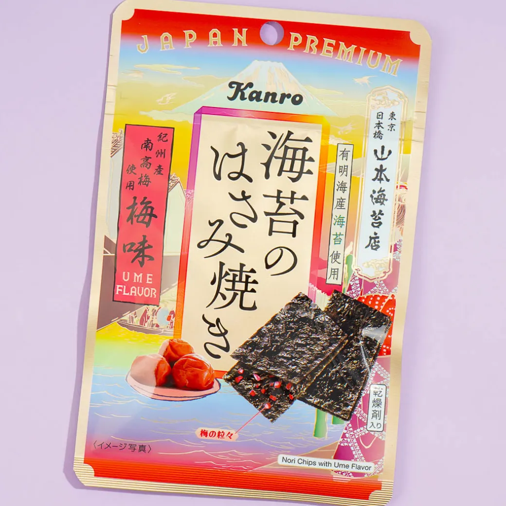 Kanro Grilled Seaweed Snack - Plum