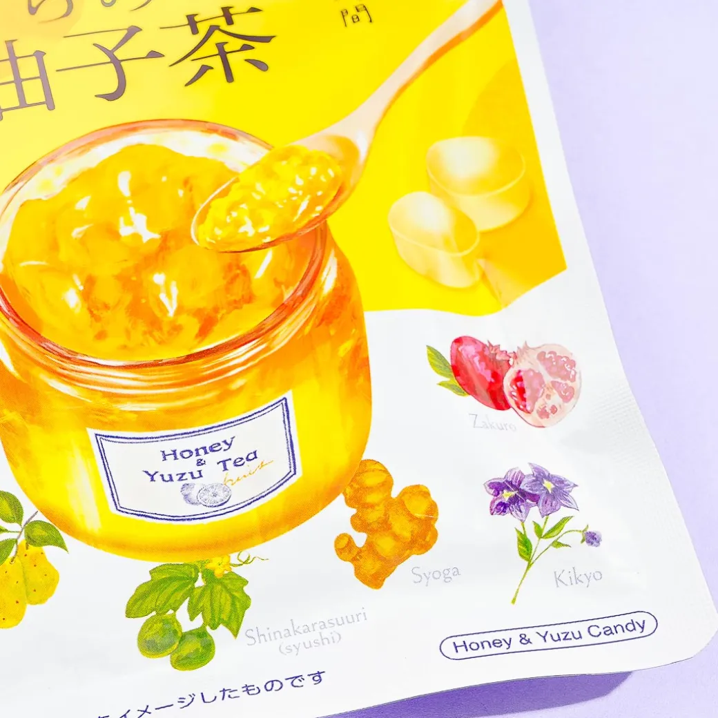Kanro Healthy Throat Lozenge - Honey Yuzu Tea