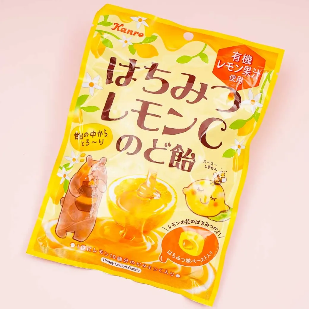 Kanro Honey Lemon C Throat Lozenges