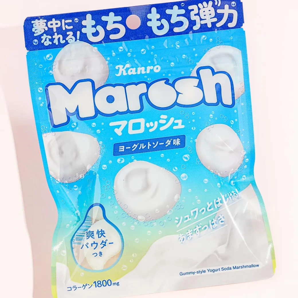 Kanro Marosh Marshmallows - Yogurt Soda