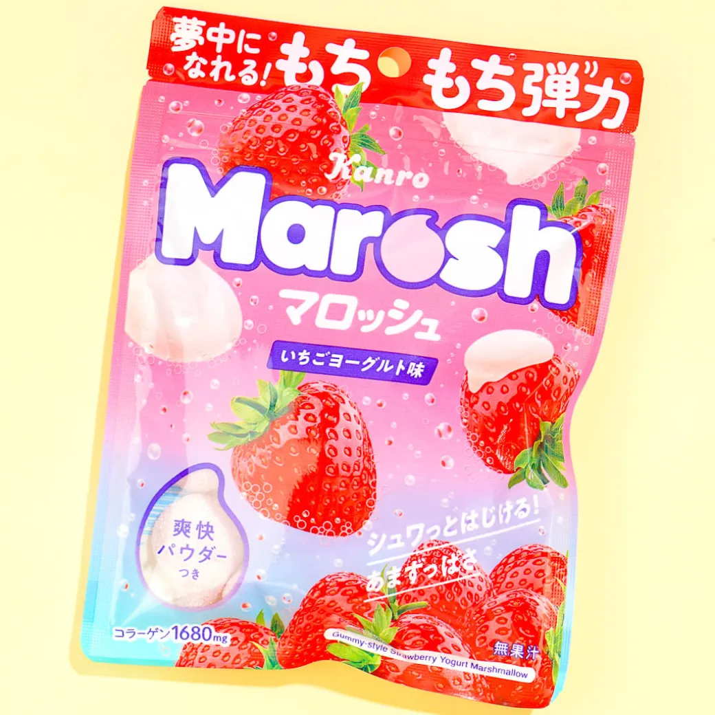 Kanro Marosh Marsmallows - Strawberry Yogurt