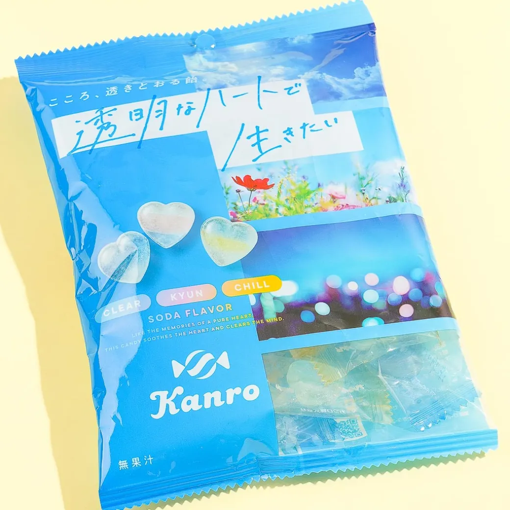 Kanro Transparent Heart Candy