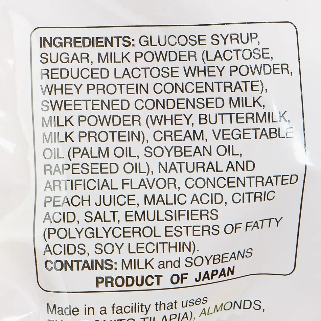 Kasugai Peach Cream Frappe Candy