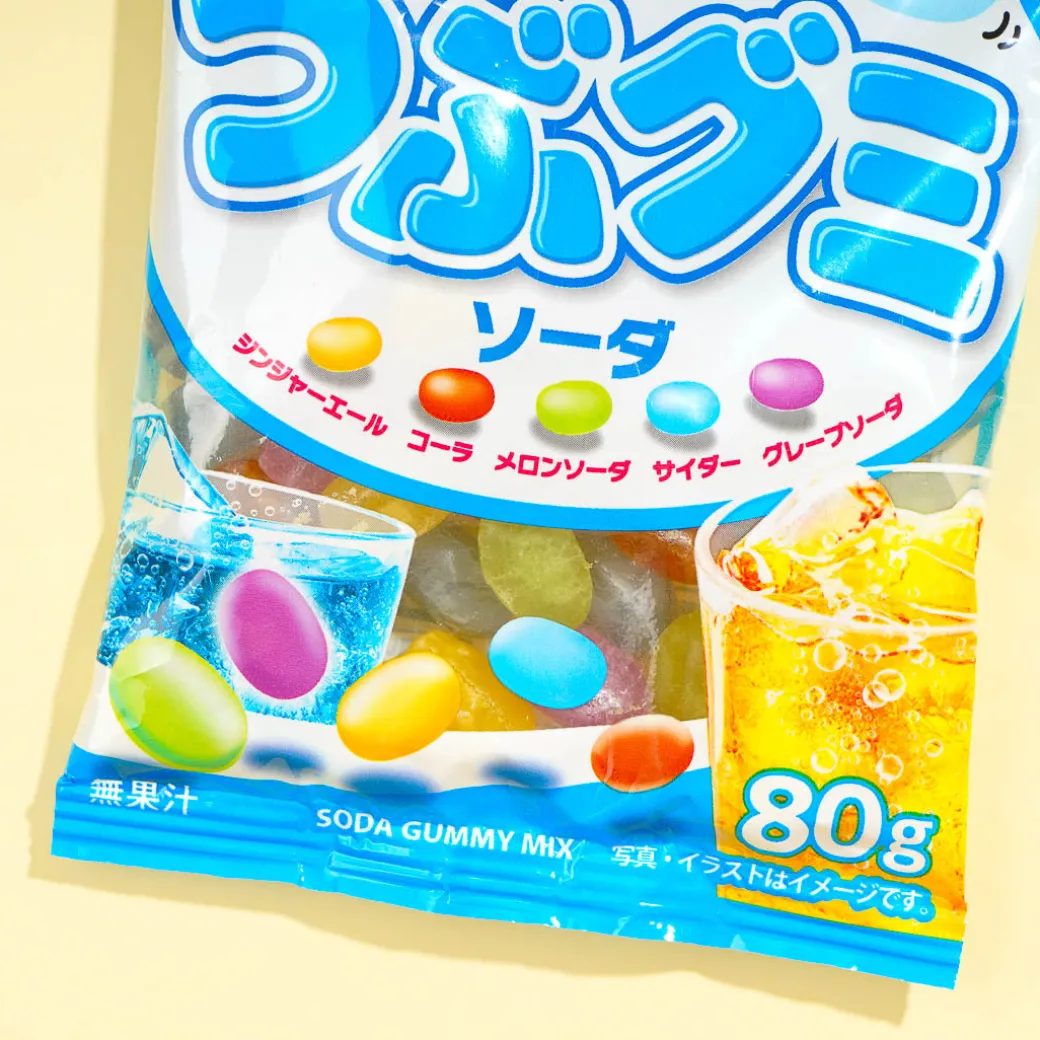 Kasugai Tsubu Gummy Candy - Soda Mix