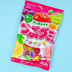 Kasugai Tsubu Gummy Candy - Assorted Fruit Mix