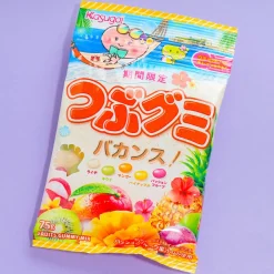 Kasugai Tsubu Gummy Candy - Tropical Fruits