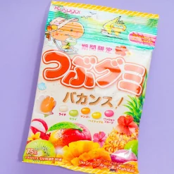 Kasugai Tsubu Gummy Candy - Tropical Fruits