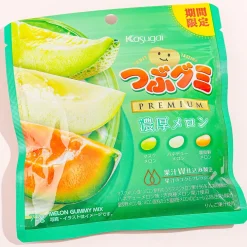 Kasugai Tsubu Premium Gummy Candy - Rich Melon