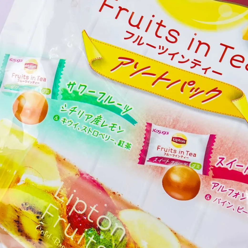 Kasugai x Lipton Fruit Gummy - Fruits In Tea