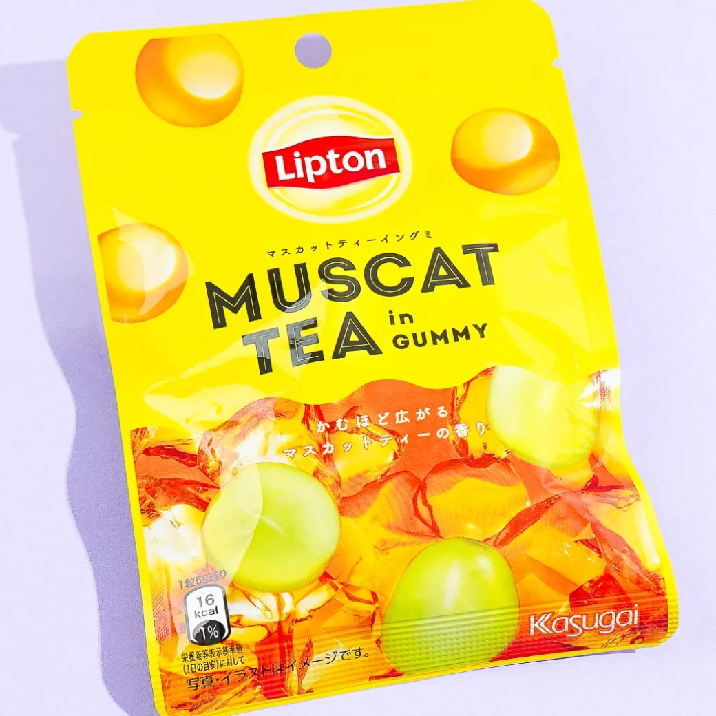 Kasugai x Lipton Muscat Tea in Gummy